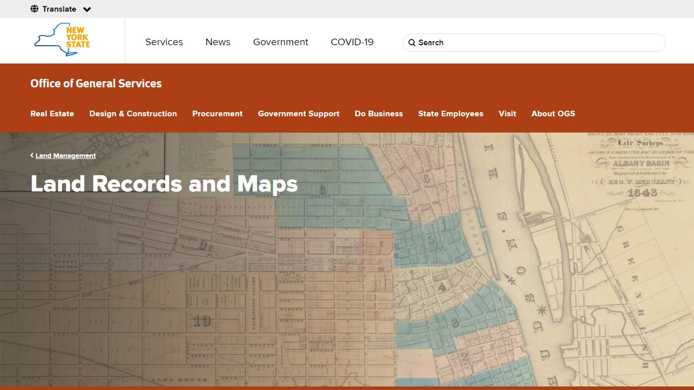 Land Records and Maps | Office of General Services